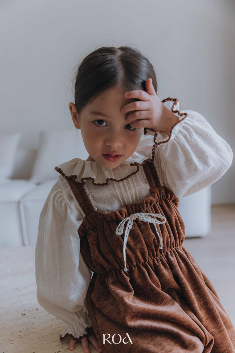 Roa - Korean Children Fashion - #childofig - Pin Coat Blouse