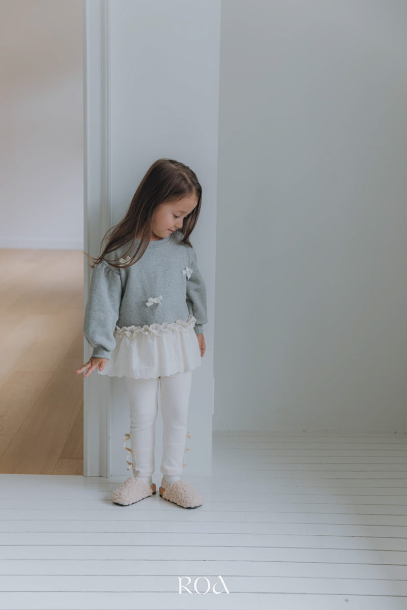 Roa - Korean Children Fashion - #childofig - Ribbon Sweatshirt - 10