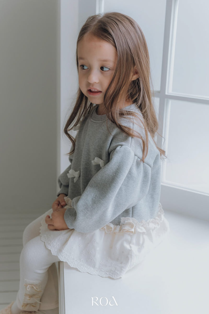 Roa - Korean Children Fashion - #childofig - Ribbon Sweatshirt - 11
