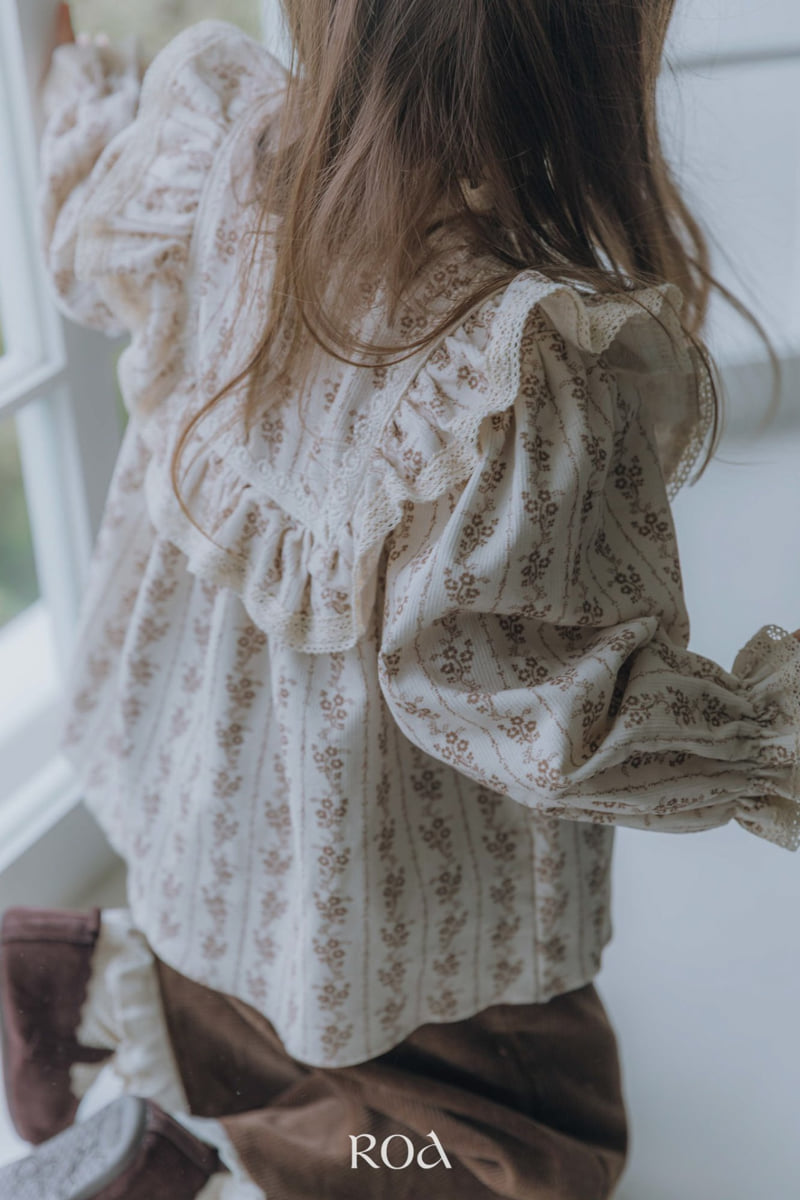 Roa - Korean Children Fashion - #childofig - Square Frill Blouse - 5
