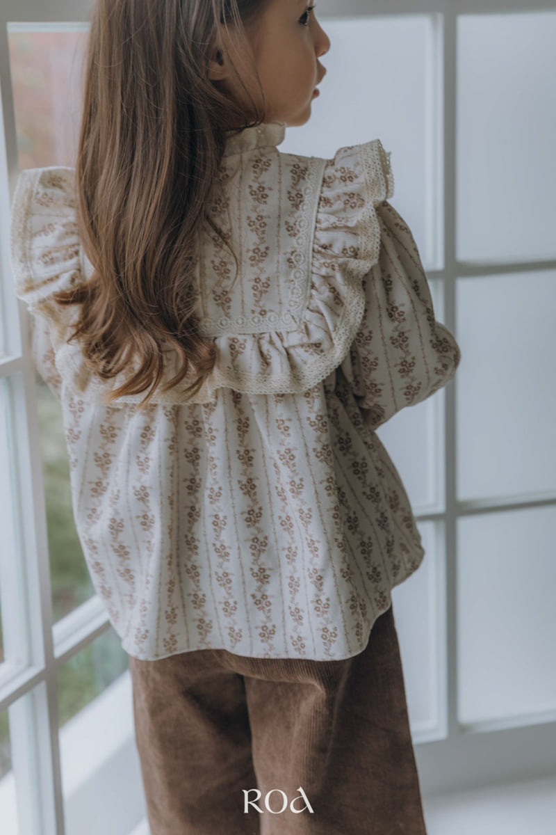 Roa - Korean Children Fashion - #childofig - Square Frill Blouse - 6
