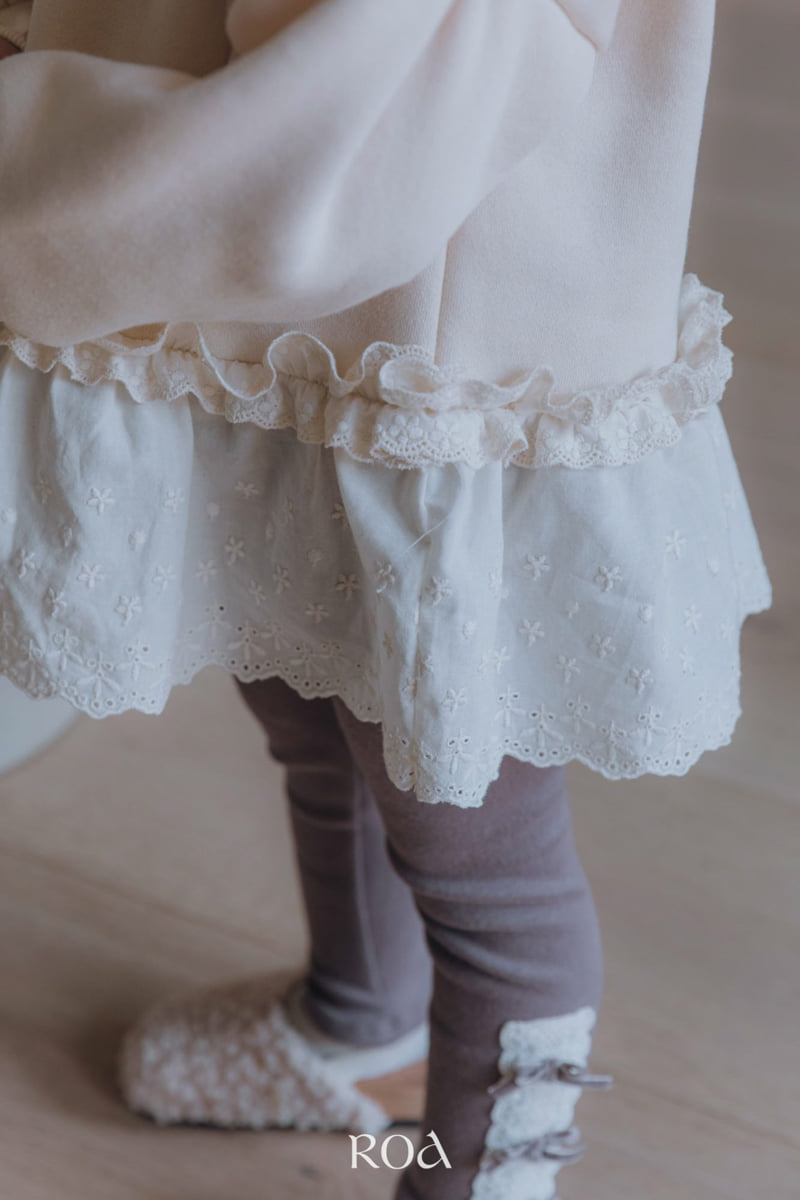 Roa - Korean Children Fashion - #prettylittlegirls - Ribbon Leggings - 4