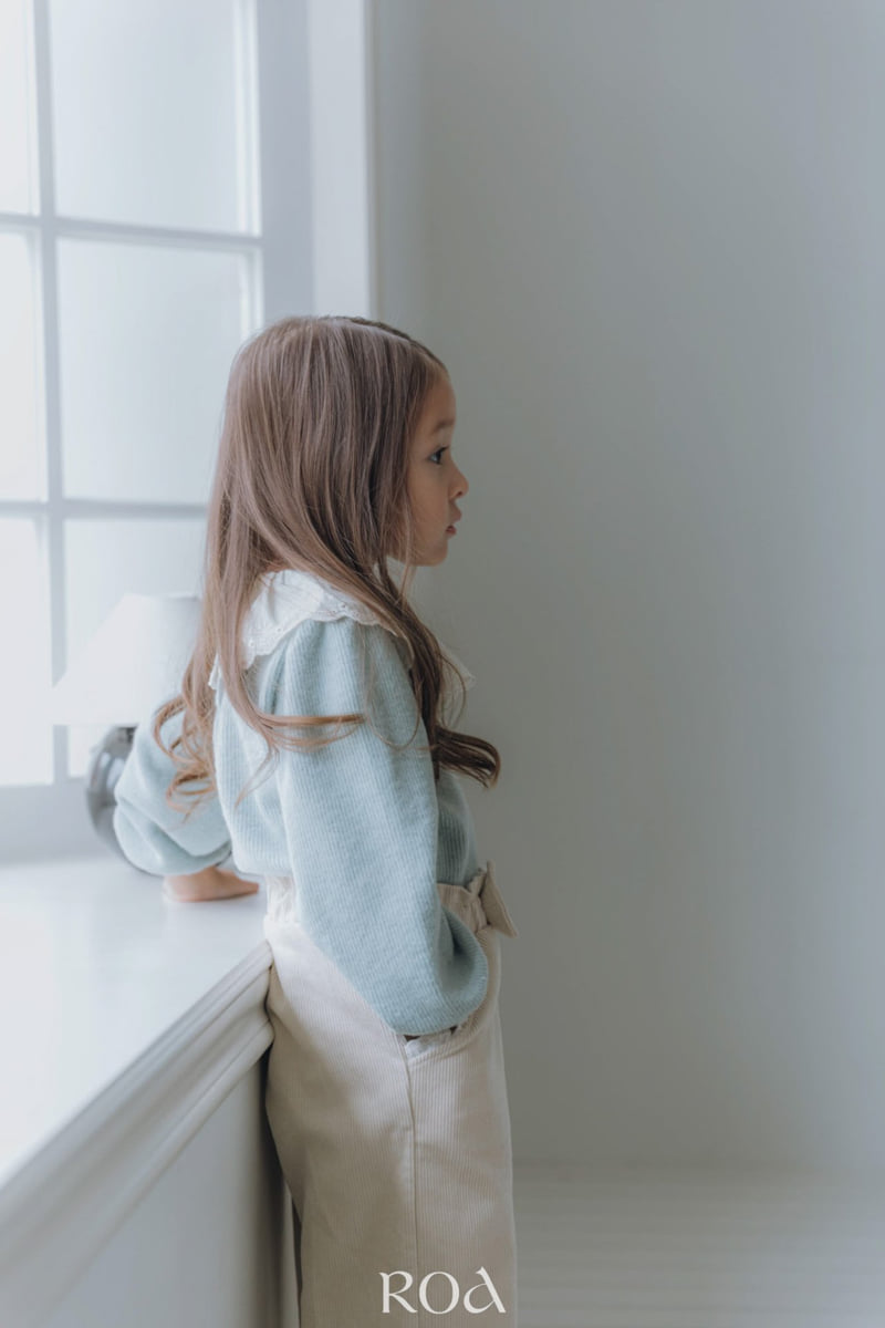 Roa - Korean Children Fashion - #childofig - Pleated Lace Tee