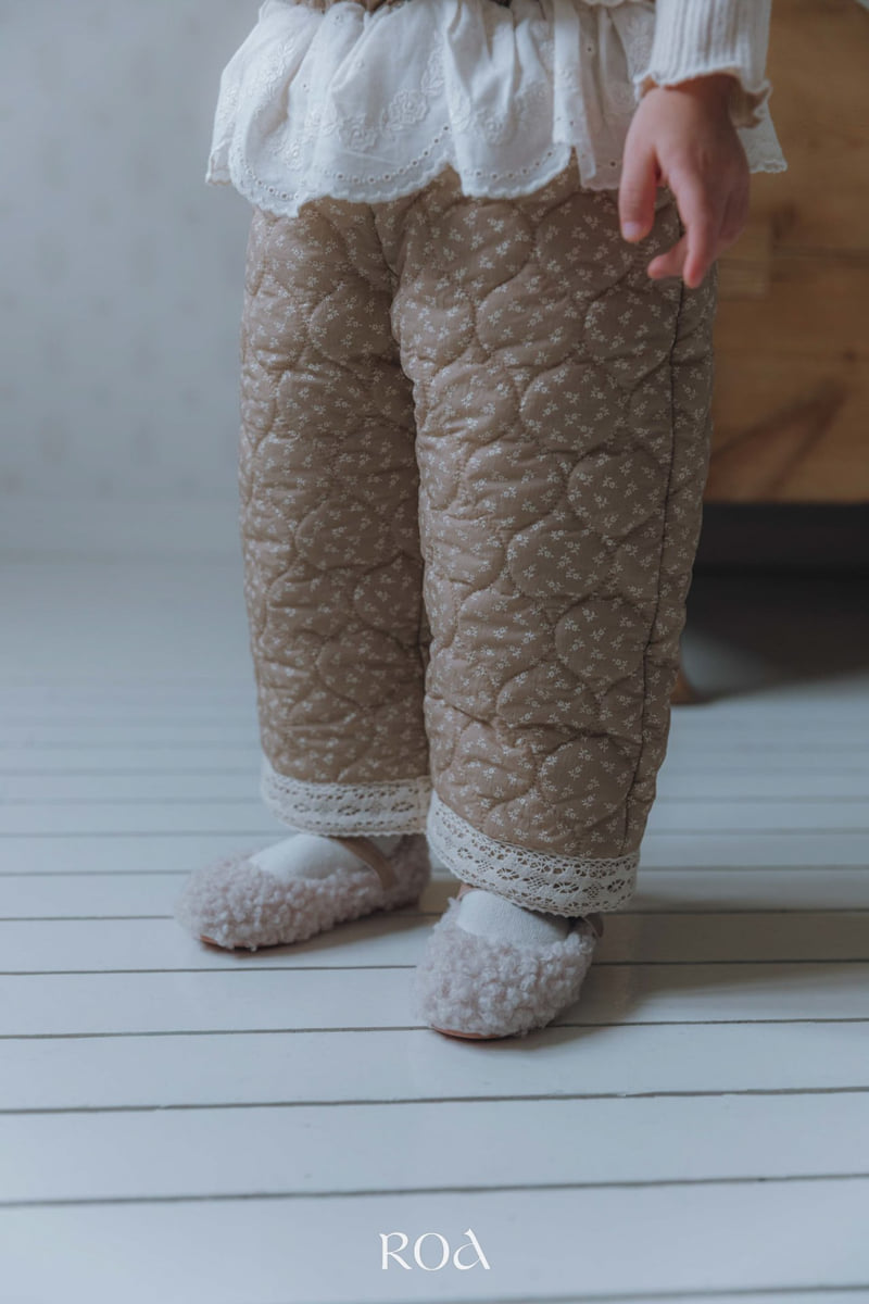 Roa - Korean Children Fashion - #childrensboutique - Quilted Lace Pants - 11