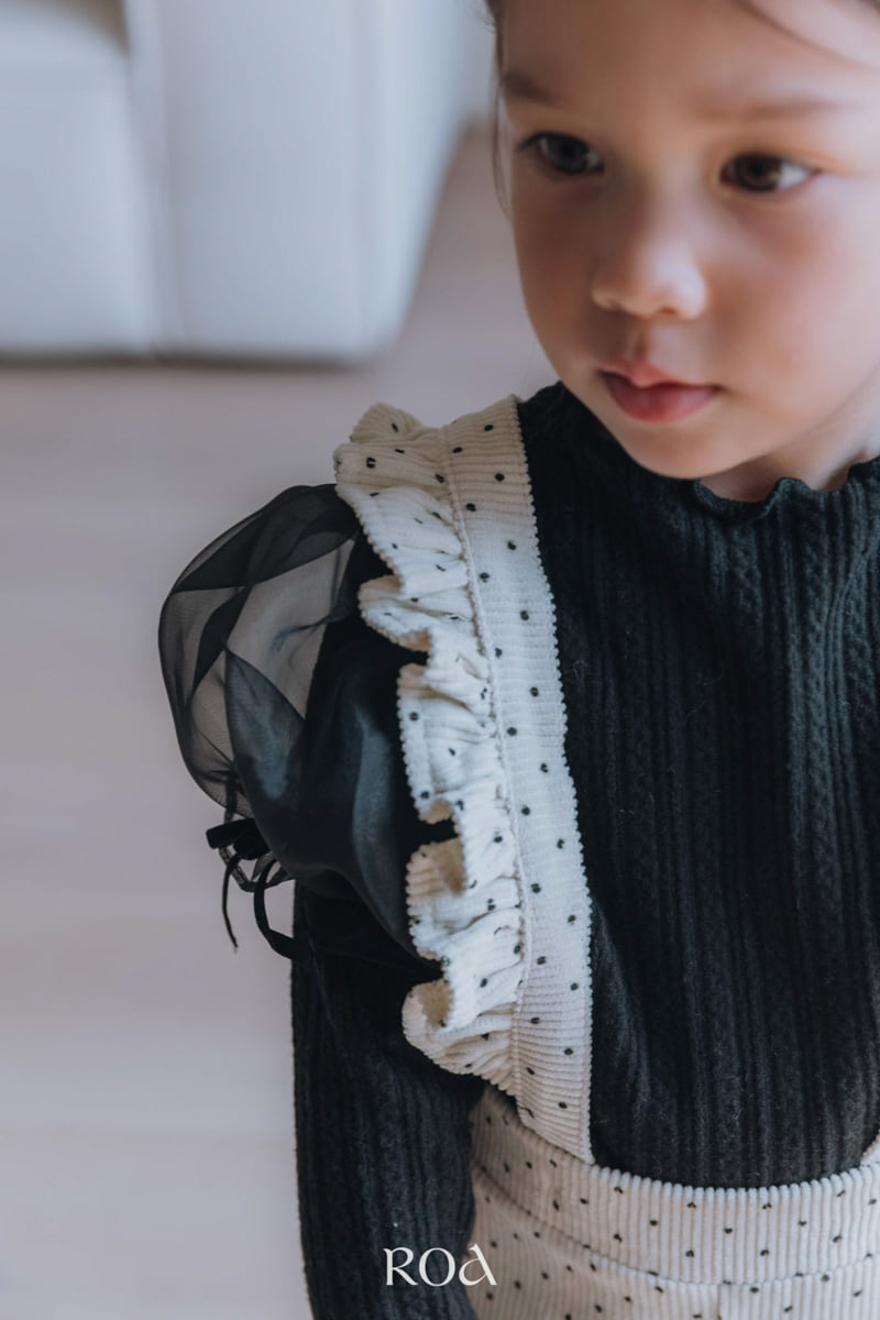 Roa - Korean Children Fashion - #childofig - Organza Sleeve Tee - 4