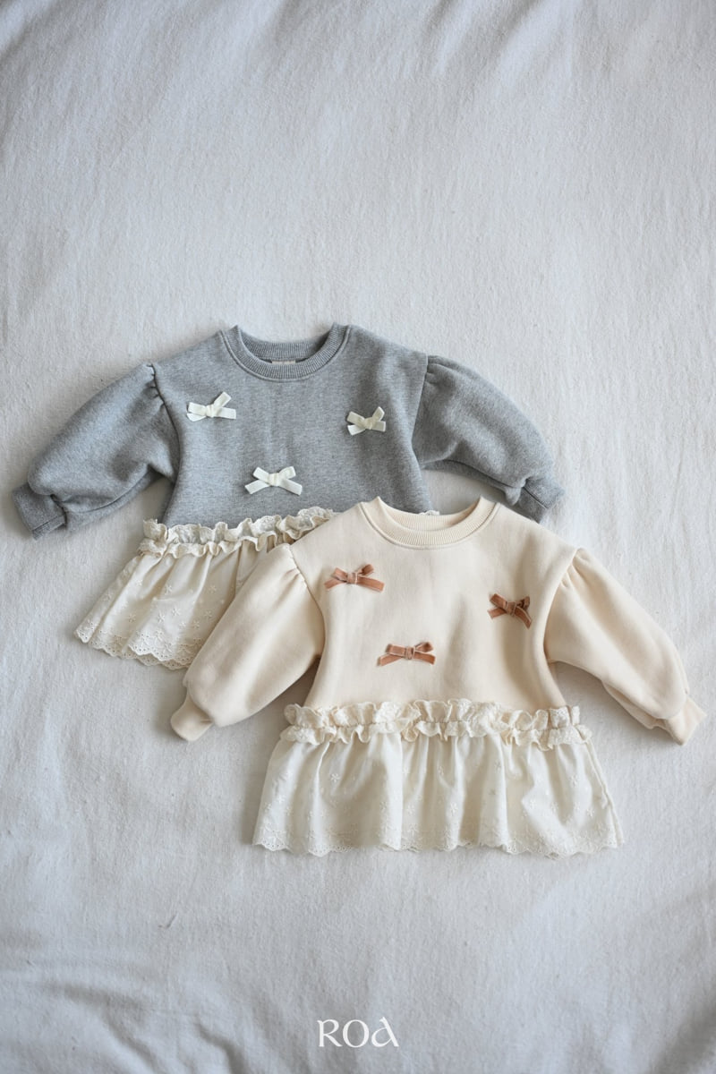 Roa - Korean Children Fashion - #childrensboutique - Ribbon Sweatshirt - 12