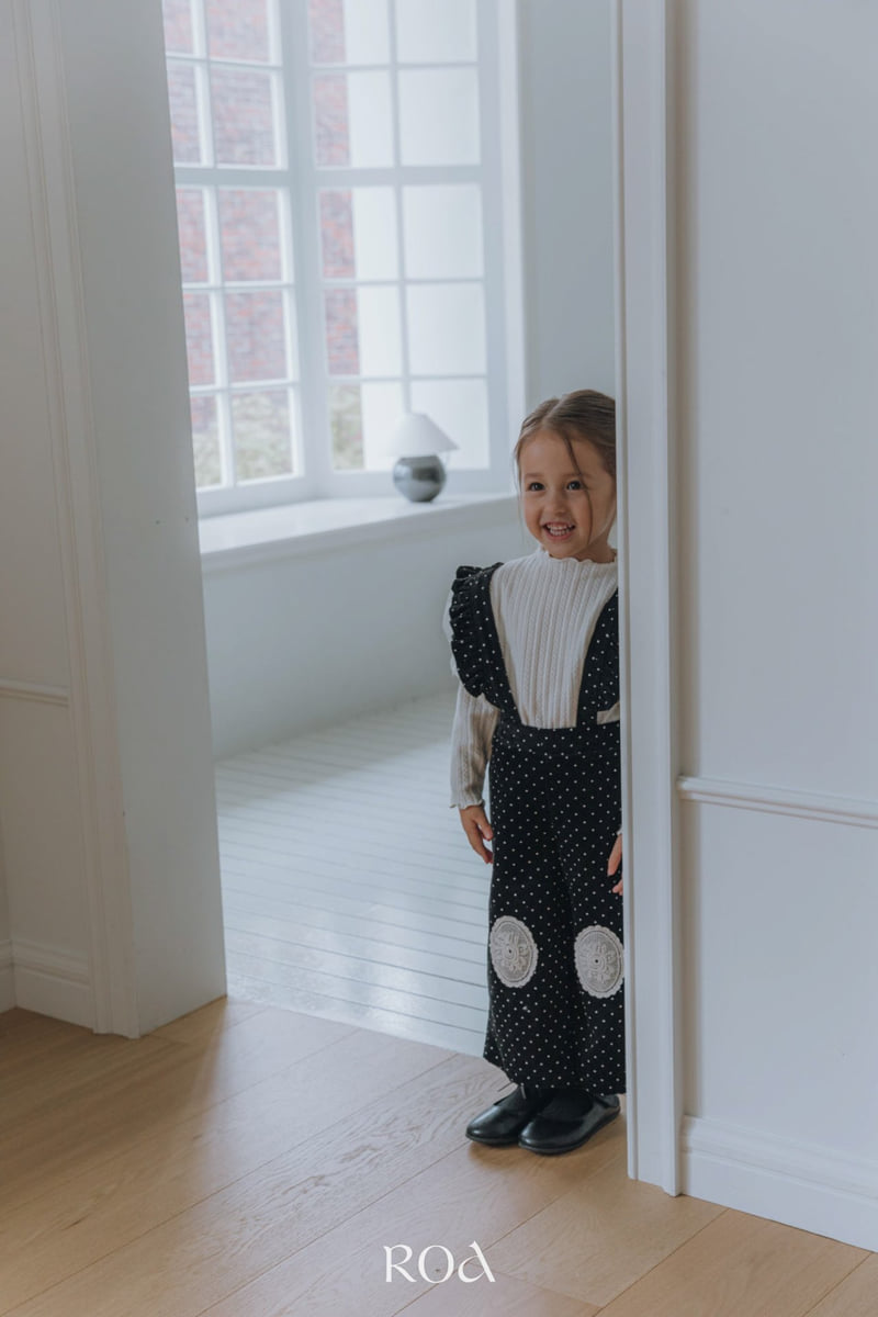Roa - Korean Children Fashion - #childrensboutique - Frill Suspender Pants - 8