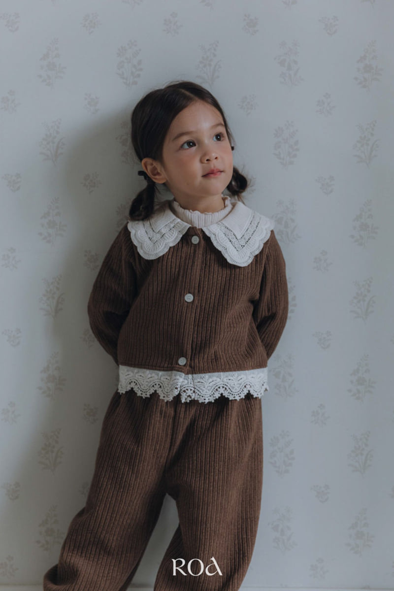 Roa - Korean Children Fashion - #designkidswear - Lace Cardigan