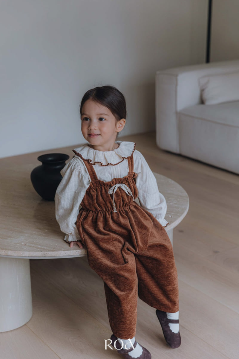 Roa - Korean Children Fashion - #designkidswear - Shirring Jumpsuit - 9