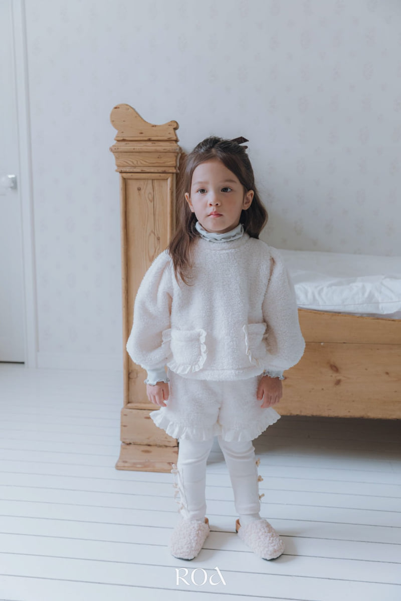 Roa - Korean Children Fashion - #designkidswear - Fleece Lace Set - 8