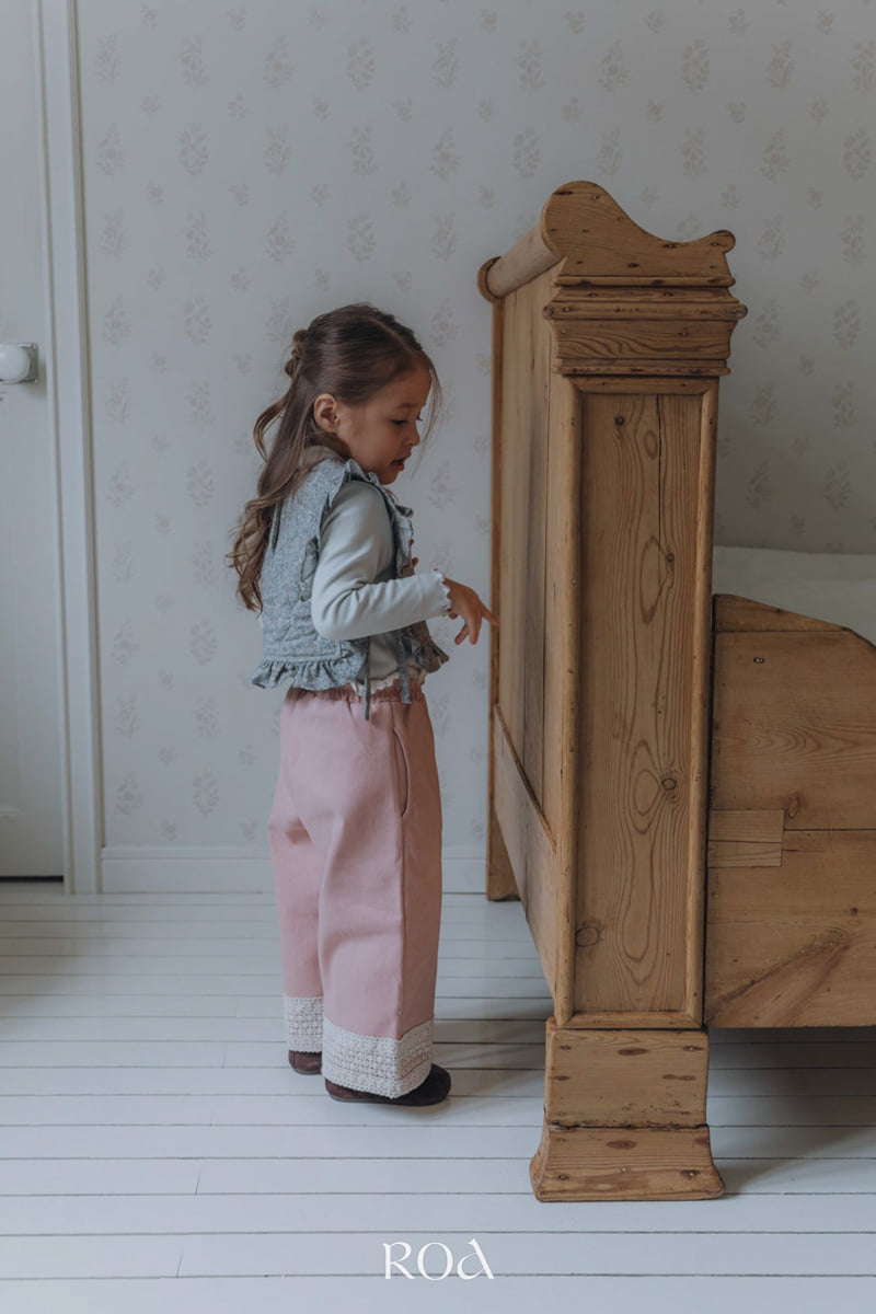 Roa - Korean Children Fashion - #discoveringself - Hem Lace Pants - 12