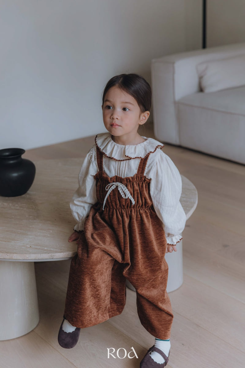 Roa - Korean Children Fashion - #discoveringself - Shirring Jumpsuit - 10