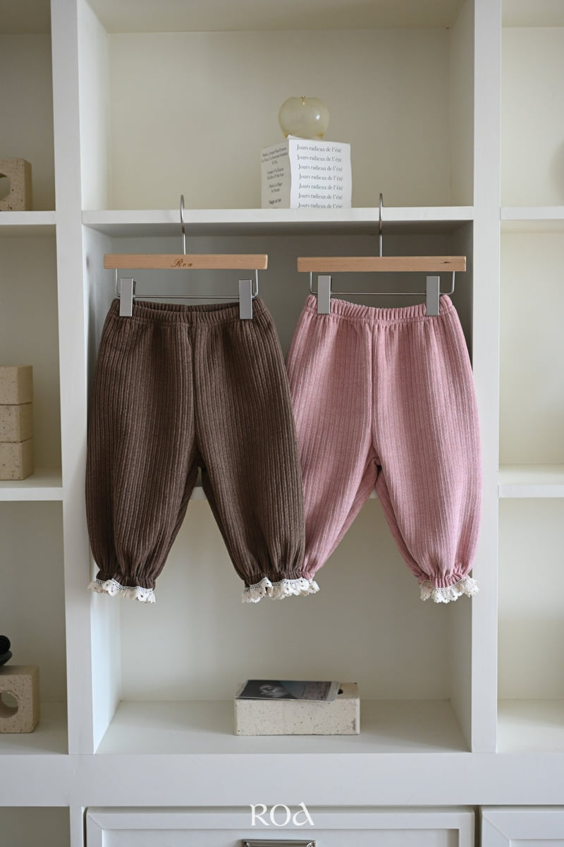 Roa - Korean Children Fashion - #discoveringself - Lace Jogger Pants - 12