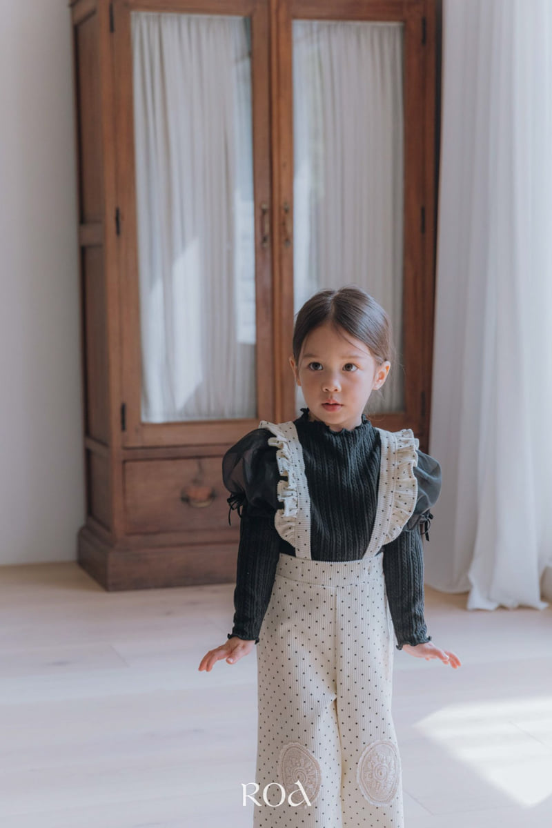 Roa - Korean Children Fashion - #discoveringself - Frill Suspender Pants - 10
