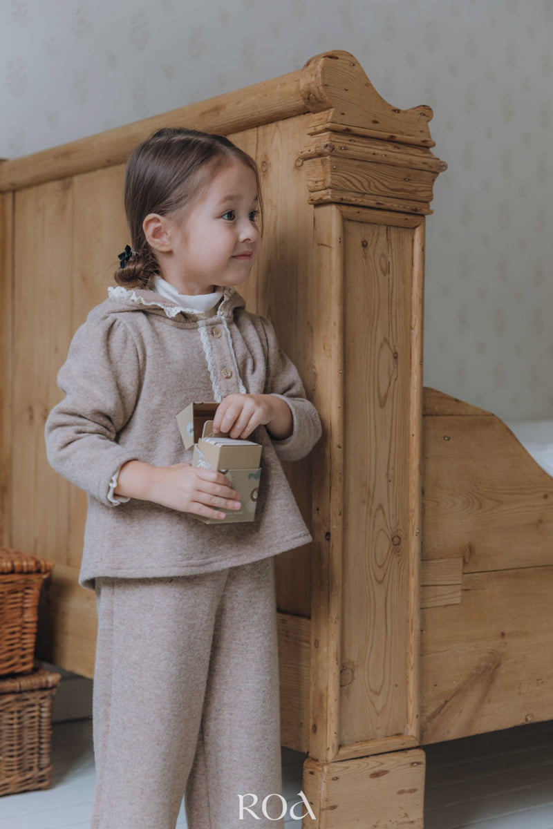 Roa - Korean Children Fashion - #discoveringself - Cone Hoodie Set - 4