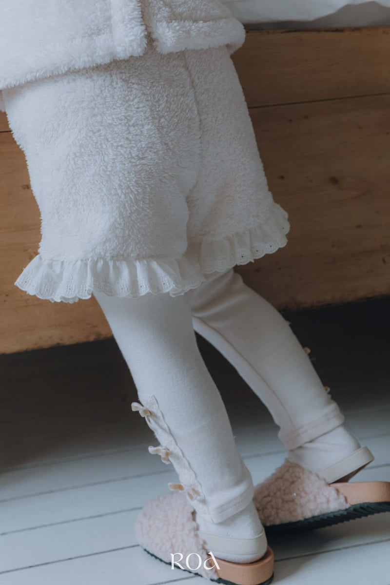 Roa - Korean Children Fashion - #fashionkids - Ribbon Leggings - 9