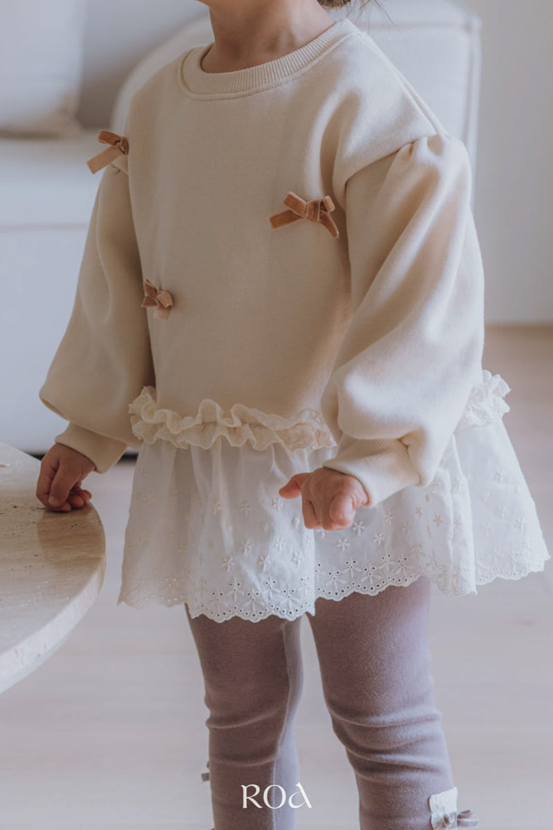 Roa - Korean Children Fashion - #kidsstore - Ribbon Sweatshirt - 3