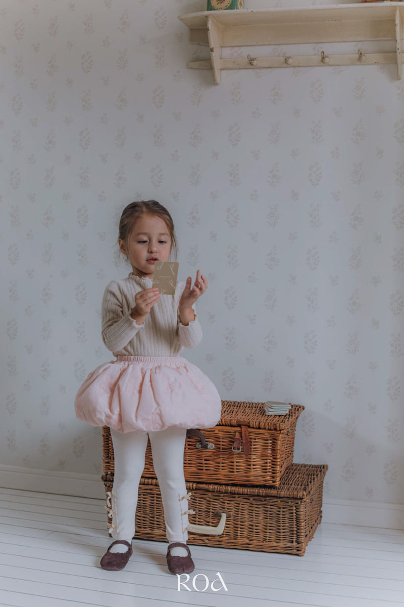 Roa - Korean Children Fashion - #kidsstore - Ribbon Leggings - 11