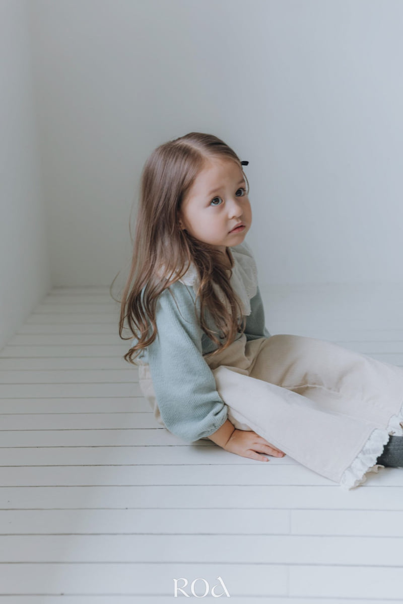 Roa - Korean Children Fashion - #kidsstore - Pleated Lace Tee - 7
