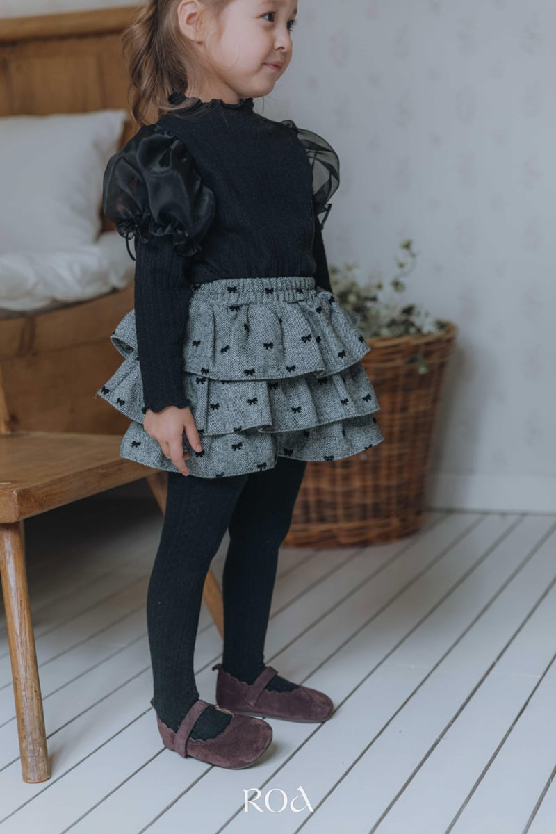 Roa - Korean Children Fashion - #kidzfashiontrend - Organza Sleeve Tee - 10