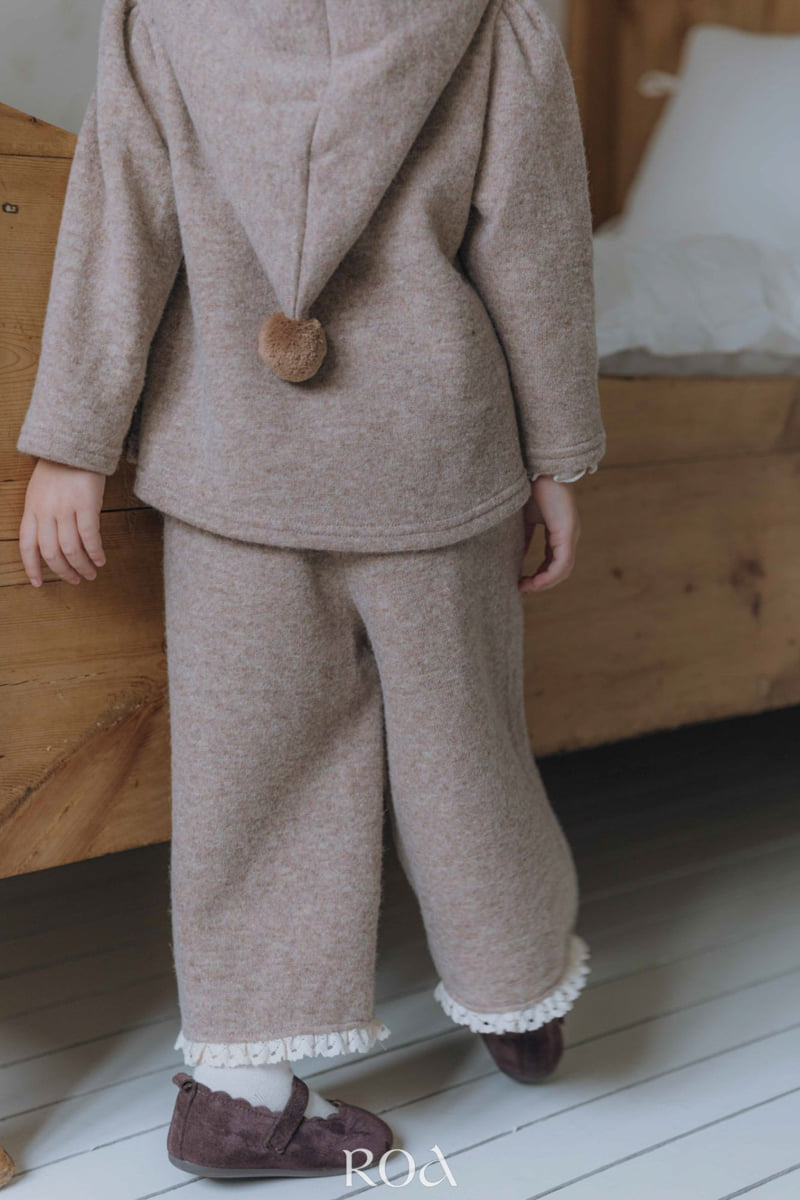 Roa - Korean Children Fashion - #kidzfashiontrend - Cone Hoodie Set - 7