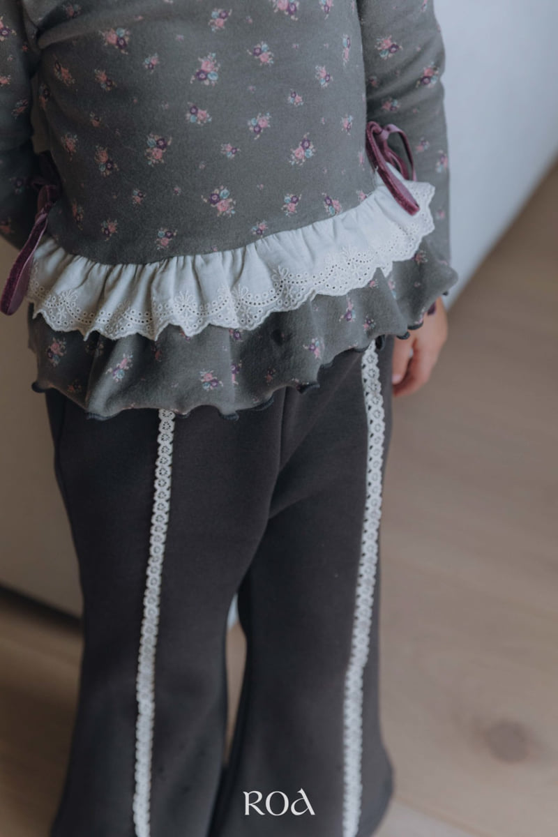 Roa - Korean Children Fashion - #littlefashionista - Pin Tuck Lace Pants - 6
