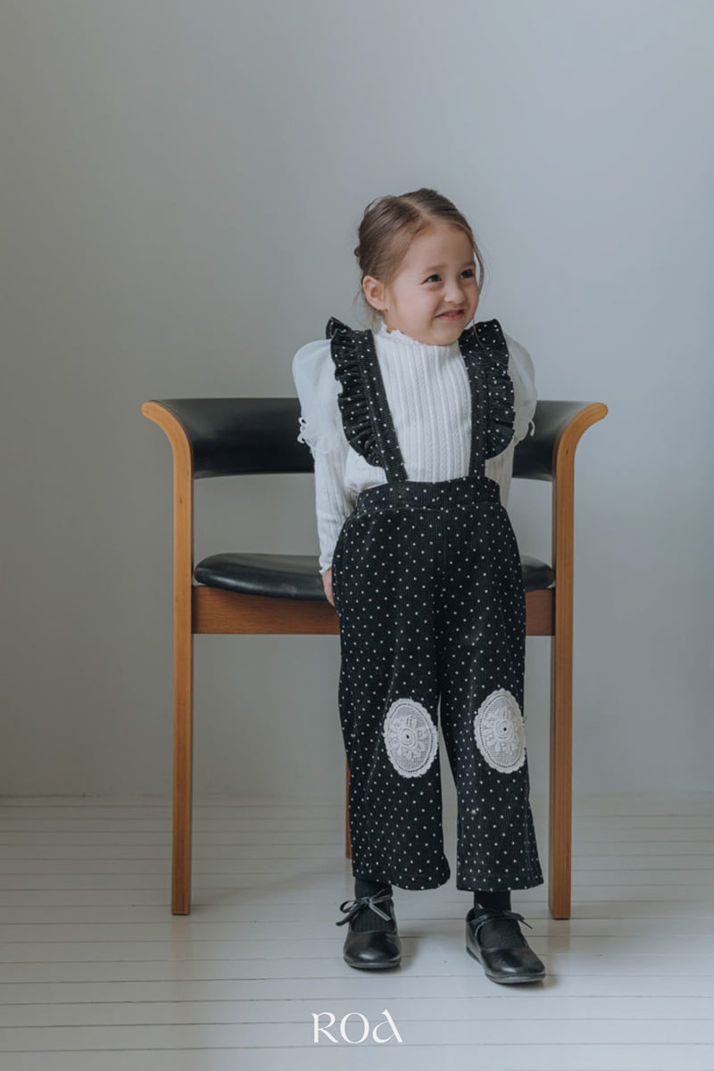 Roa - Korean Children Fashion - #magicofchildhood - Frill Suspender Pants - 3