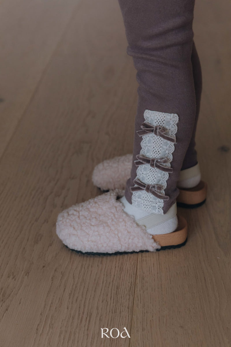 Roa - Korean Children Fashion - #magicofchildhood - Ribbon Leggings