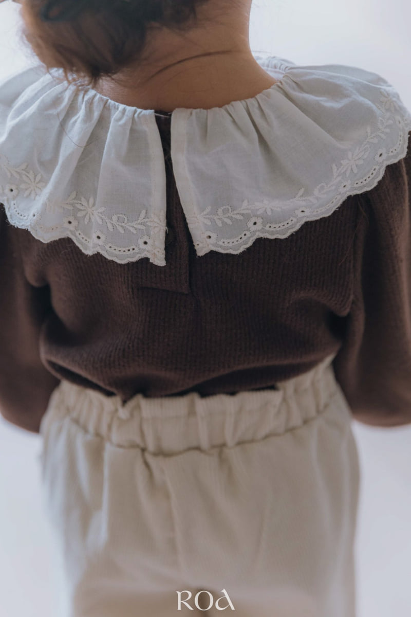 Roa - Korean Children Fashion - #magicofchildhood - Pleated Lace Tee - 11