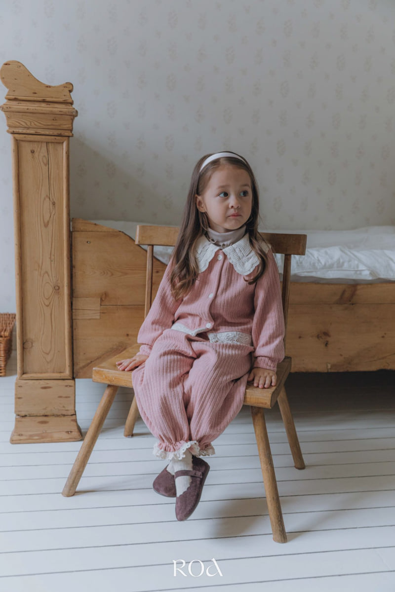 Roa - Korean Children Fashion - #minifashionista - Lace Jogger Pants - 6