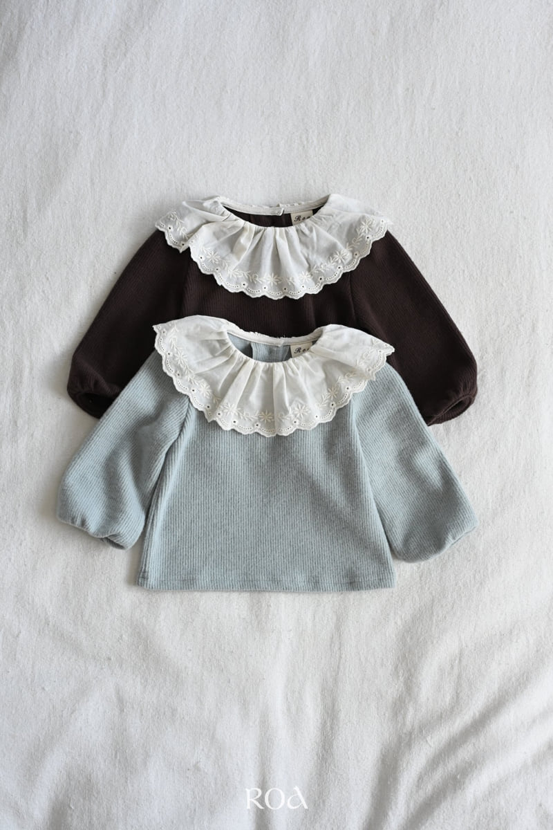 Roa - Korean Children Fashion - #minifashionista - Pleated Lace Tee - 12