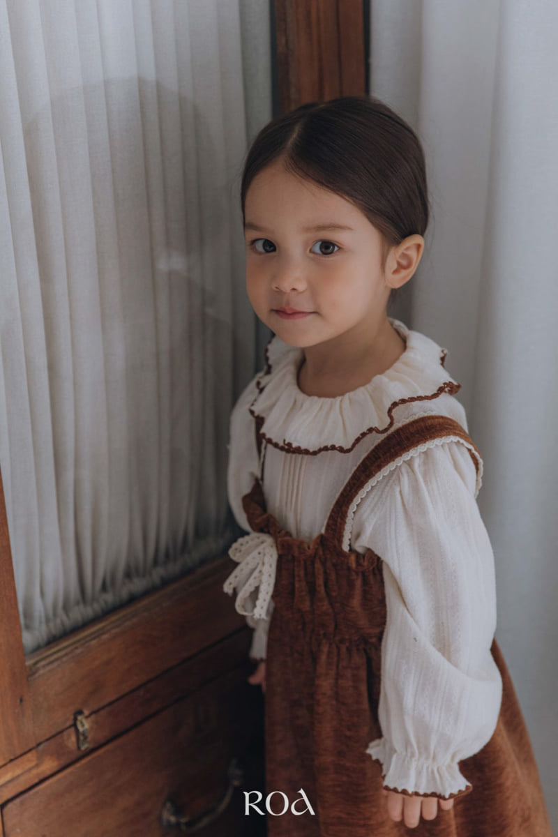 Roa - Korean Children Fashion - #prettylittlegirls - Shirring Jumpsuit - 3