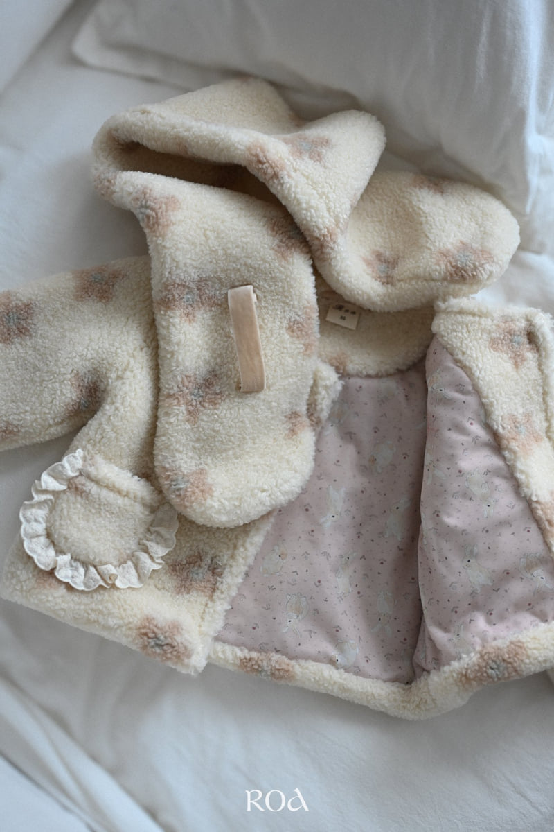 Roa - Korean Children Fashion - #prettylittlegirls - Flower Jacquard Muffler - 10