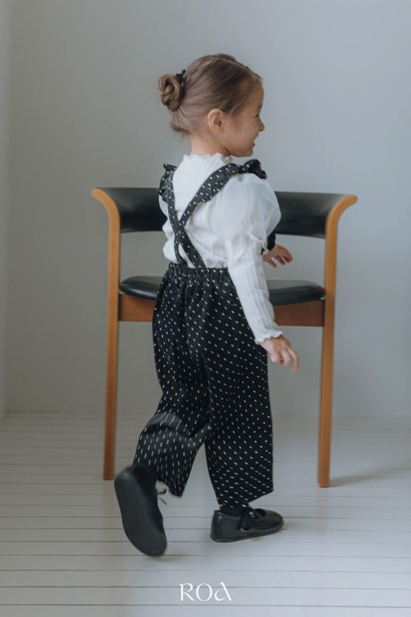 Roa - Korean Children Fashion - #prettylittlegirls - Frill Suspender Pants - 5