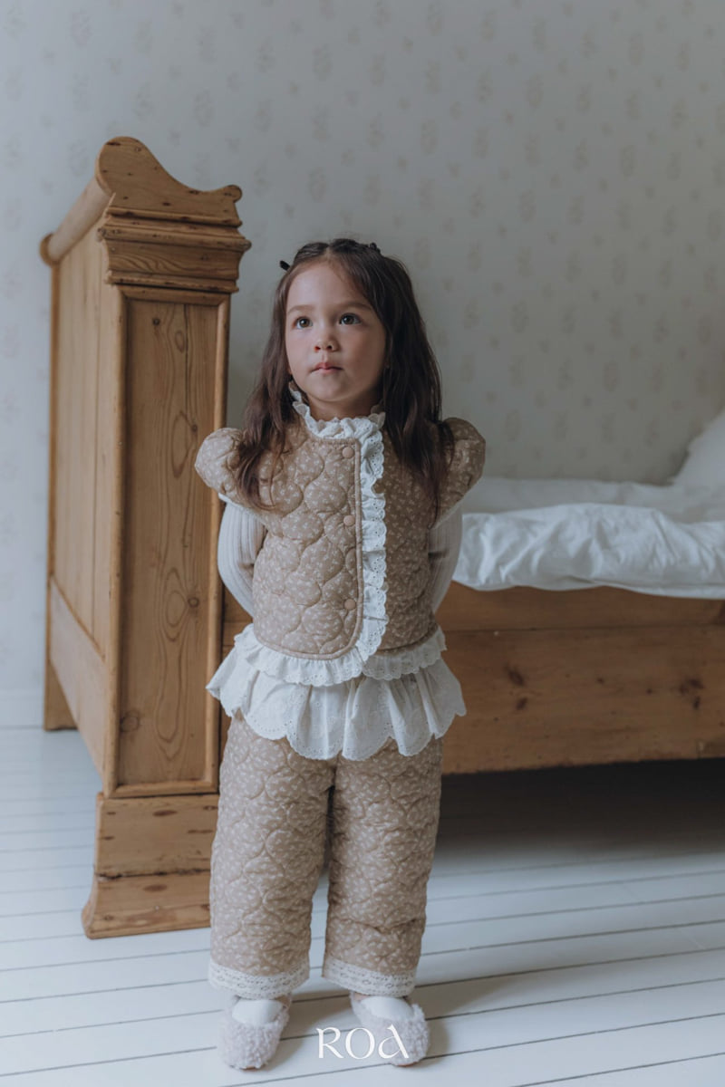 Roa - Korean Children Fashion - #stylishchildhood - Quilted Lace Pants - 9
