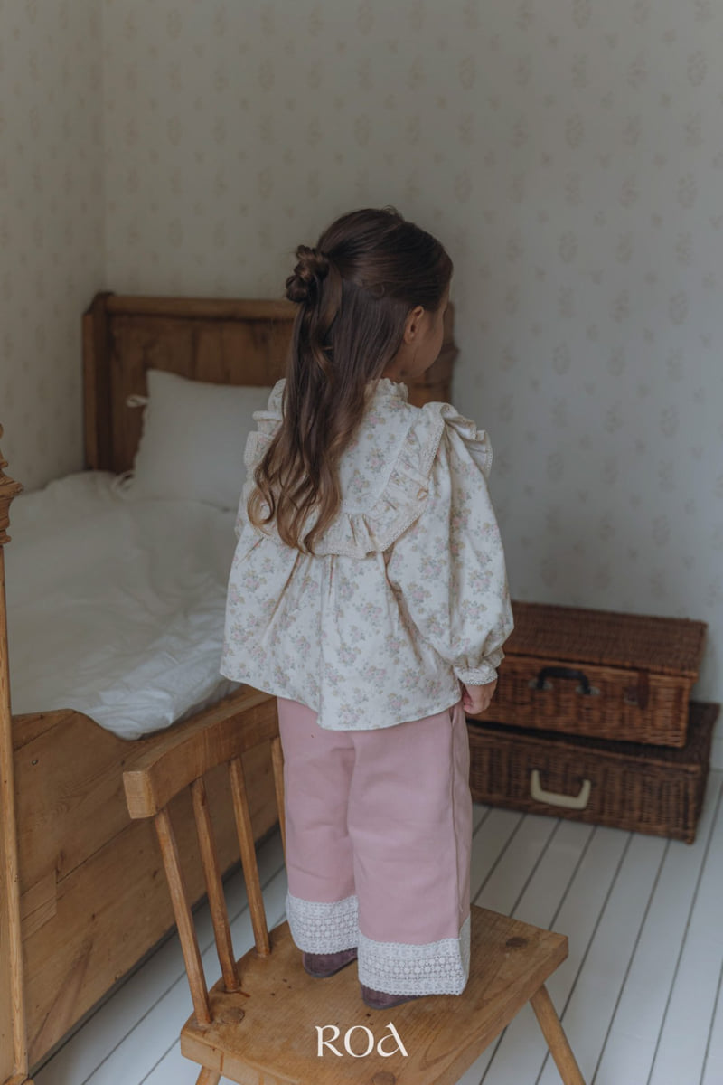 Roa - Korean Children Fashion - #stylishchildhood - Hem Lace Pants - 8