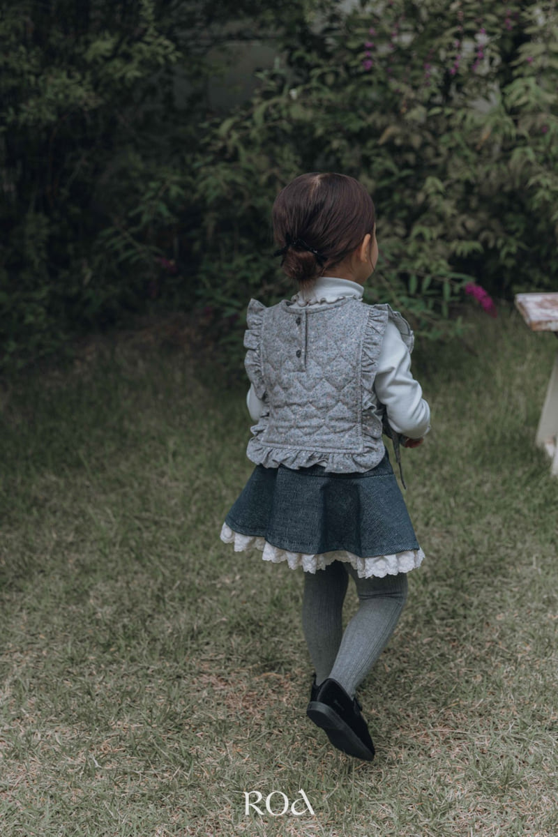 Roa - Korean Children Fashion - #stylishchildhood - Flare Lace Skirt