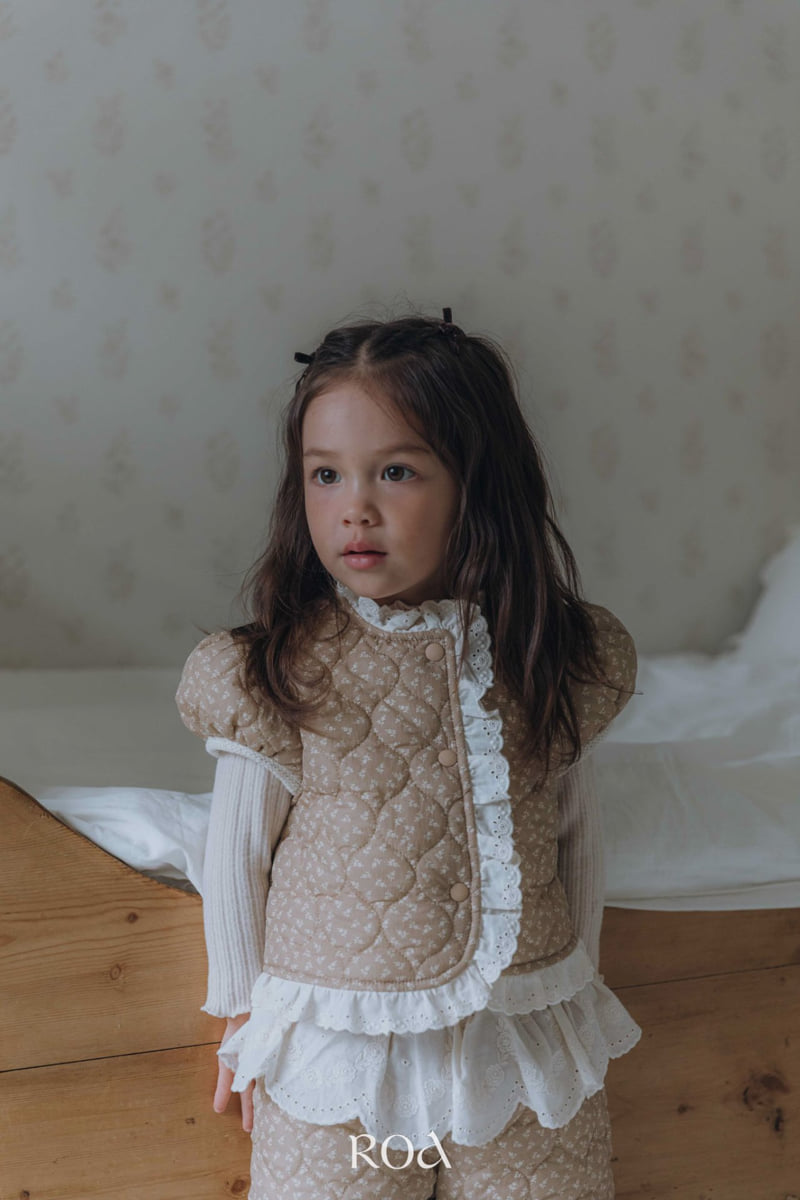 Roa - Korean Children Fashion - #todddlerfashion - Quilted Lace Pants - 7