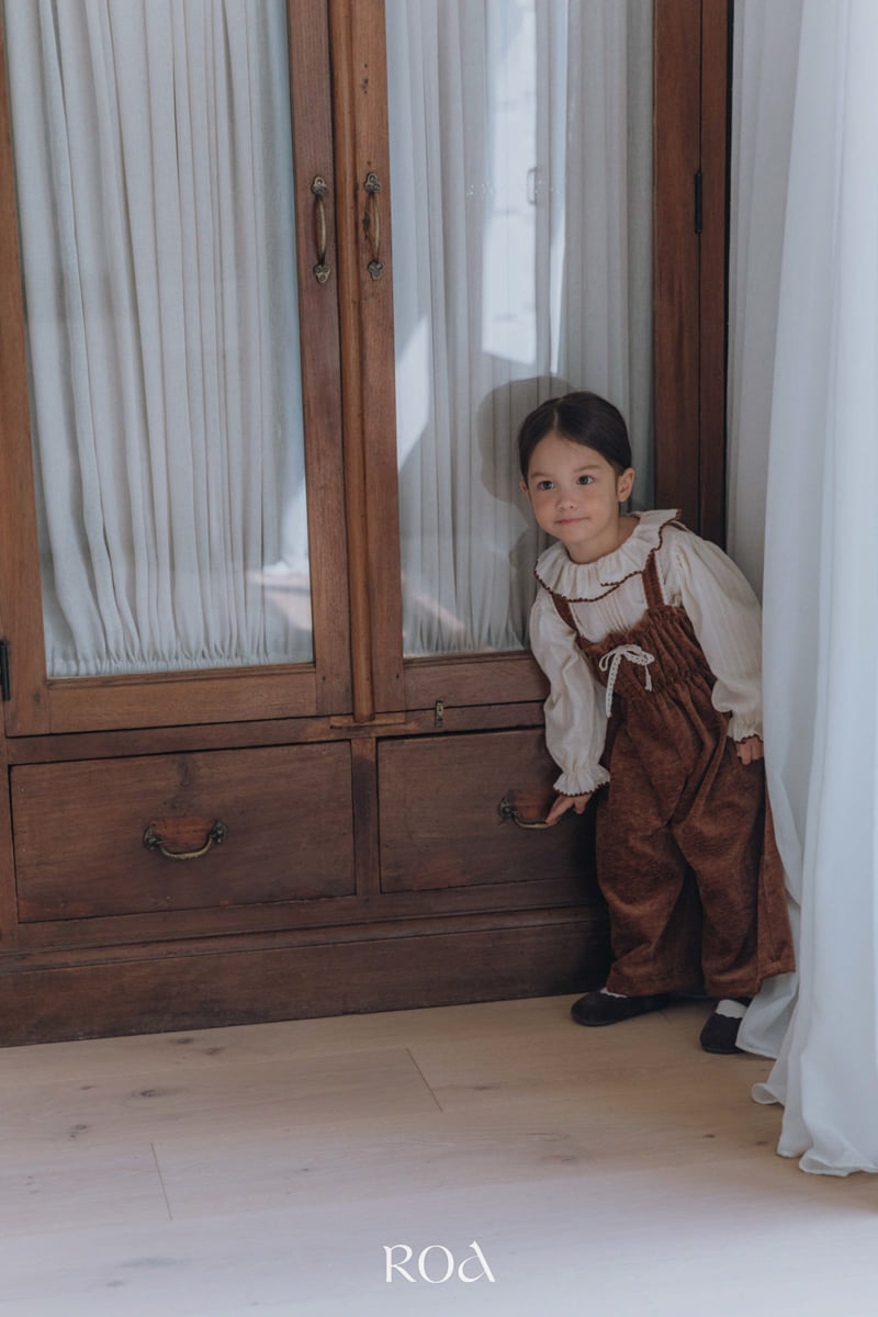 Roa - Korean Children Fashion - #prettylittlegirls - Shirring Jumpsuit - 4