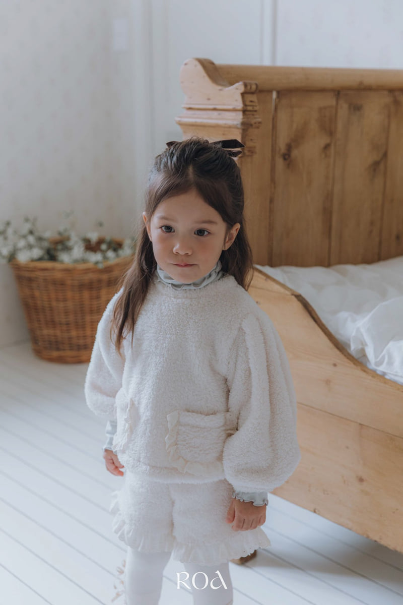 Roa - Korean Children Fashion - #todddlerfashion - Fleece Lace Set - 3