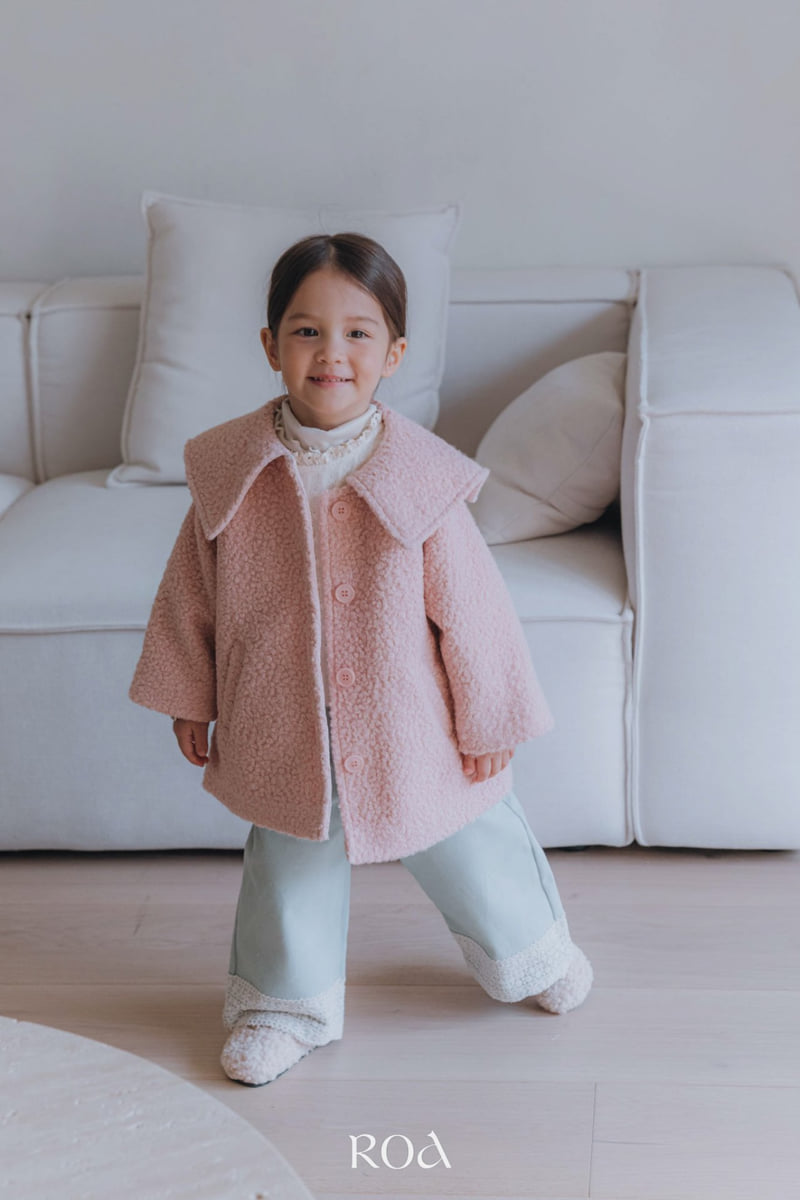 Roa - Korean Children Fashion - #toddlerclothing - Hem Lace Pants - 7