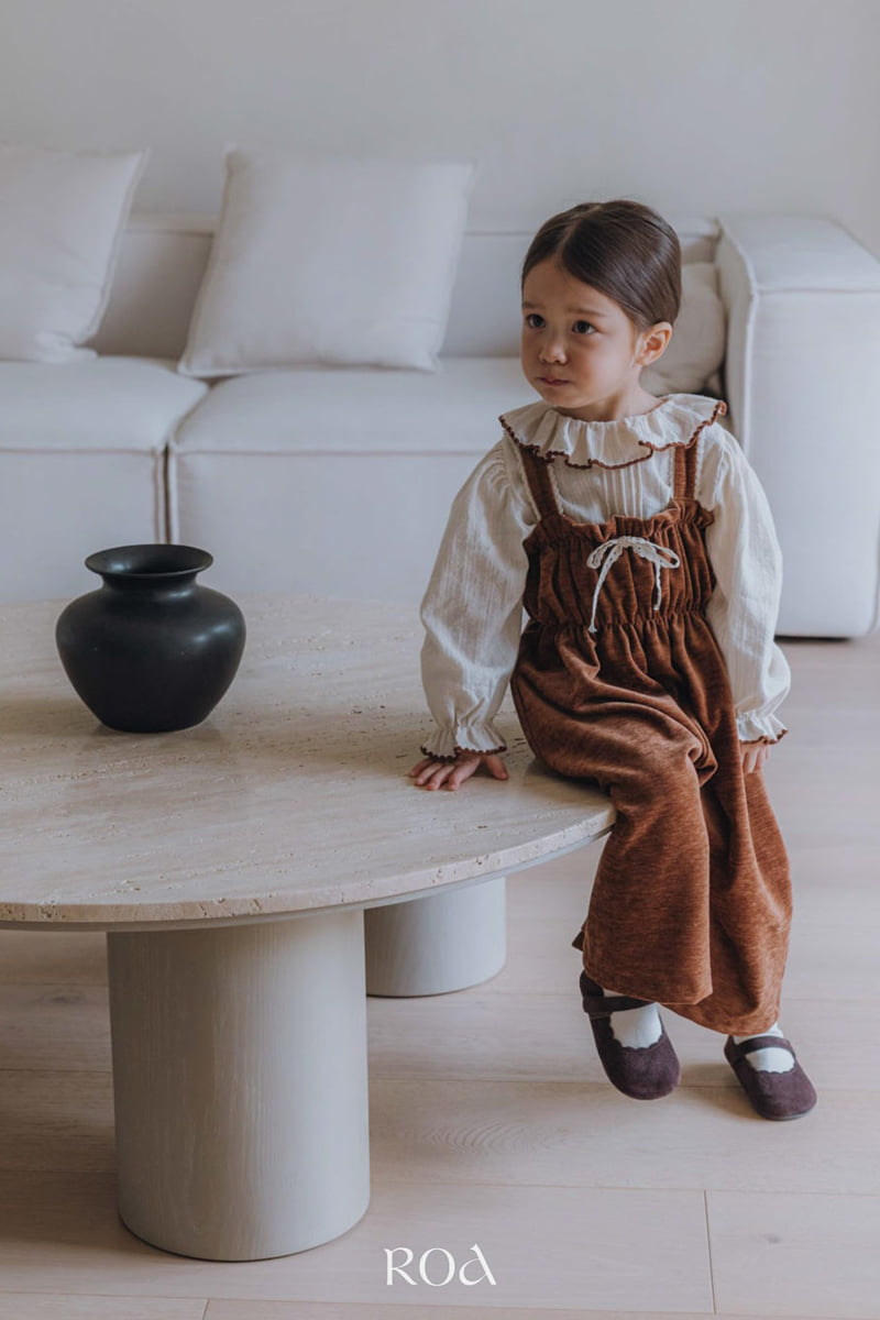 Roa - Korean Children Fashion - #toddlerclothing - Shirring Jumpsuit - 5