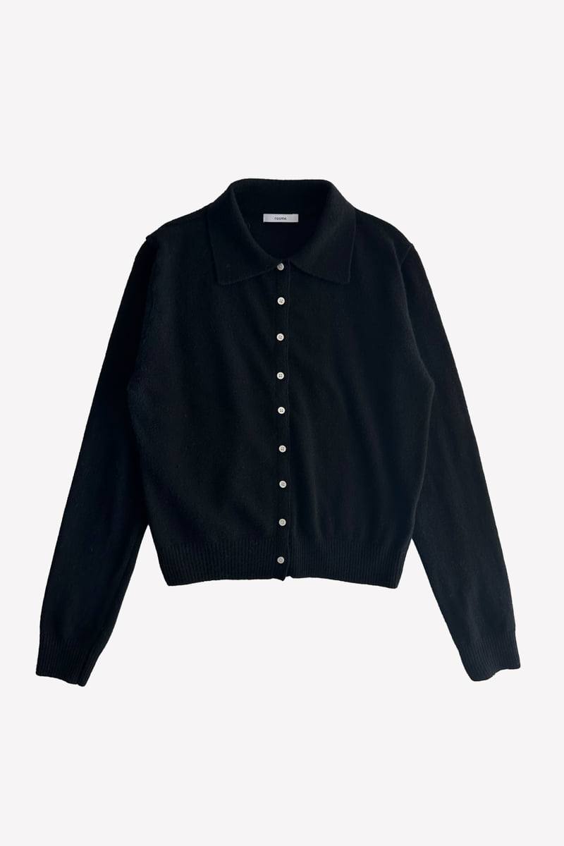 Roomk - Korean Women Fashion - #momslook - Collar Cardigan - 2