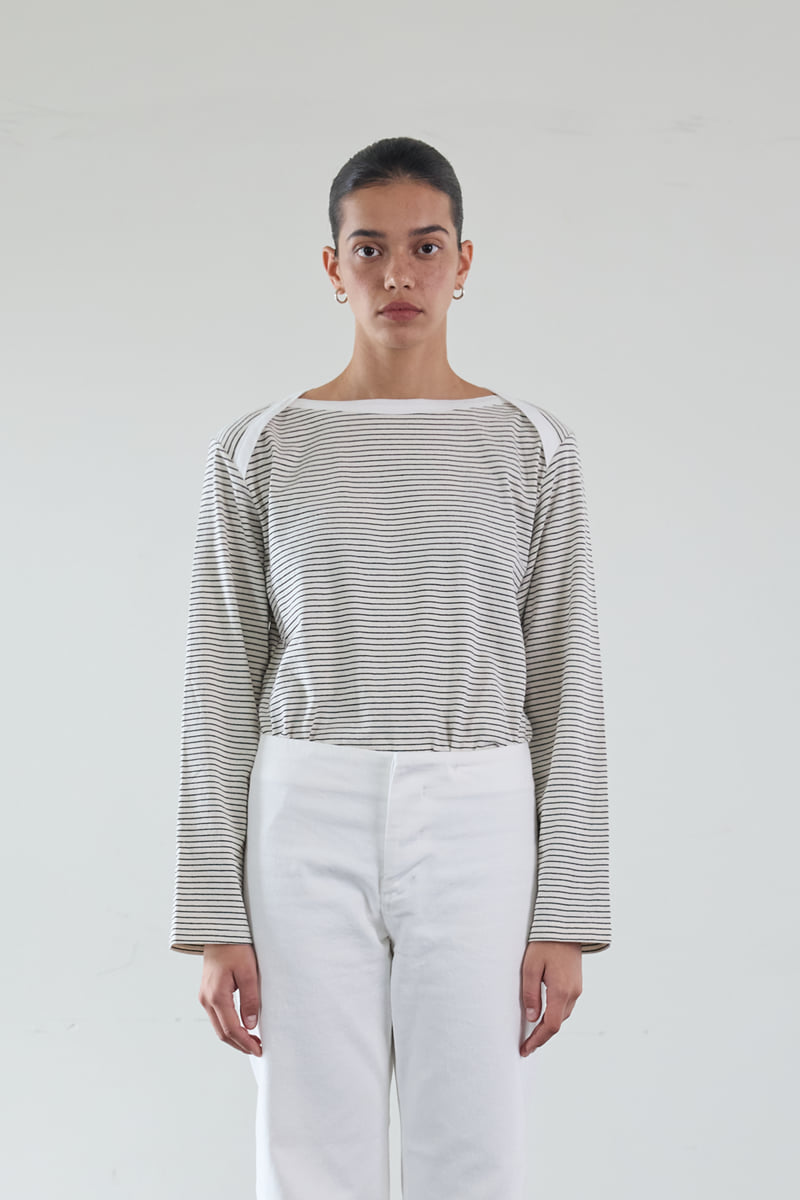 Roomk - Korean Women Fashion - #momslook - Boat Tee - 10