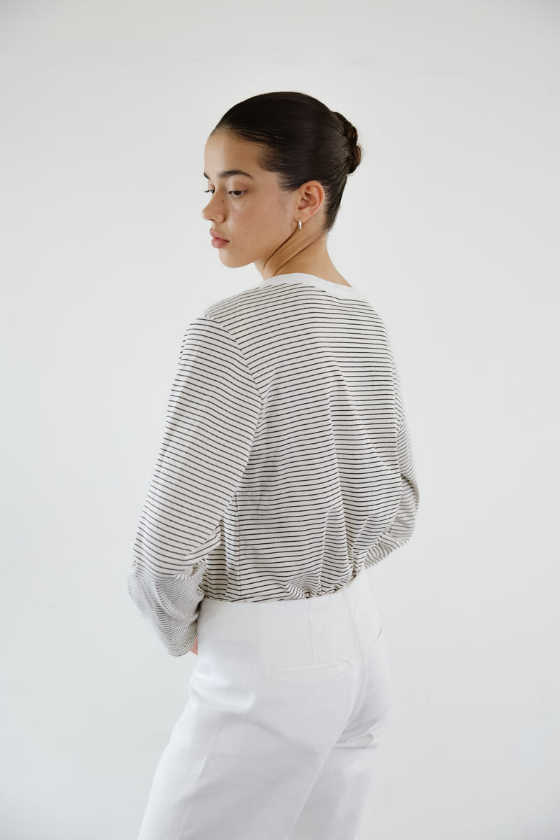 Roomk - Korean Women Fashion - #momslook - Boat Tee - 8