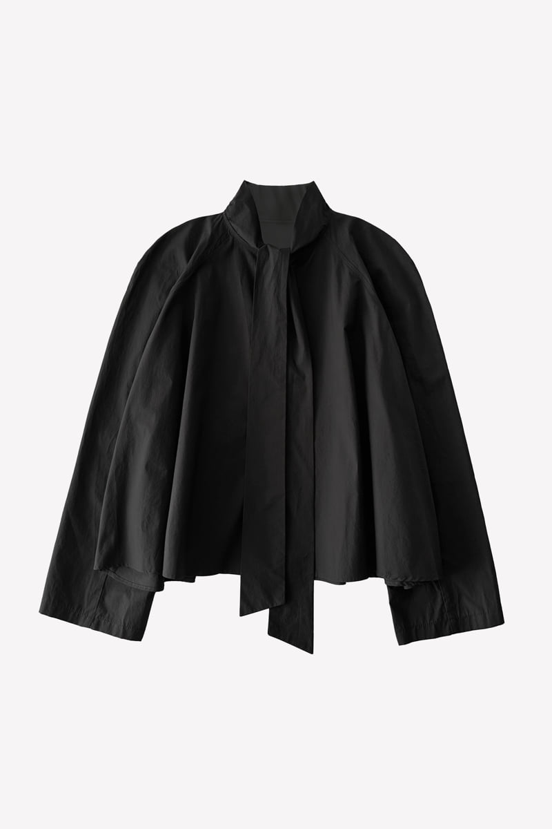 Roomk - Korean Women Fashion - #momslook - Tie Blouse - 2