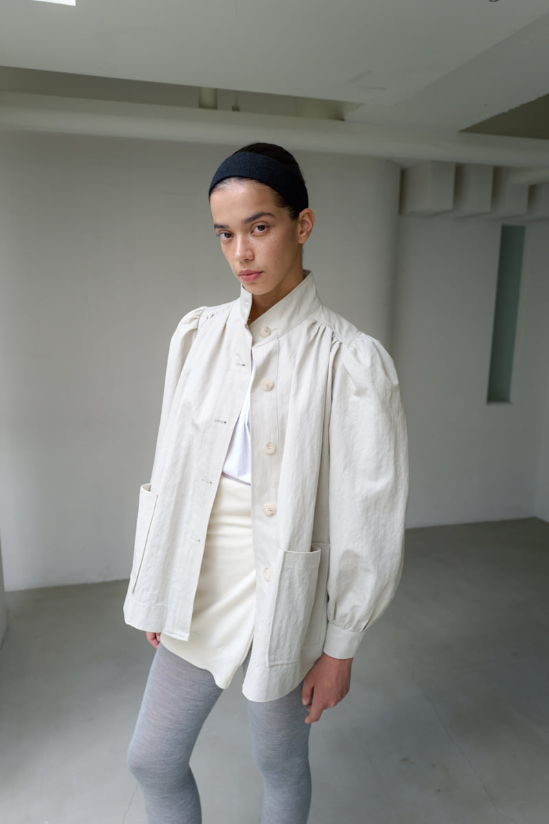 Roomk - Korean Women Fashion - #momslook - Shirring Jacket - 5