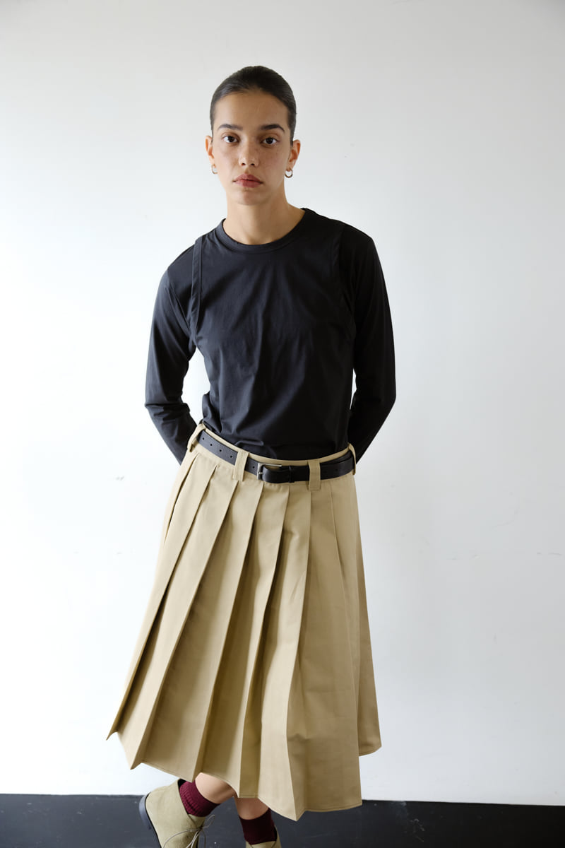 Roomk - Korean Women Fashion - #womensfashion - Pleated Skirt - 4