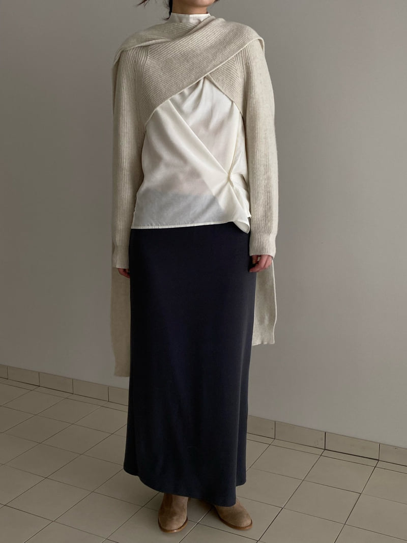 Roomk - Korean Women Fashion - #momslook - Drape Blouse - 7