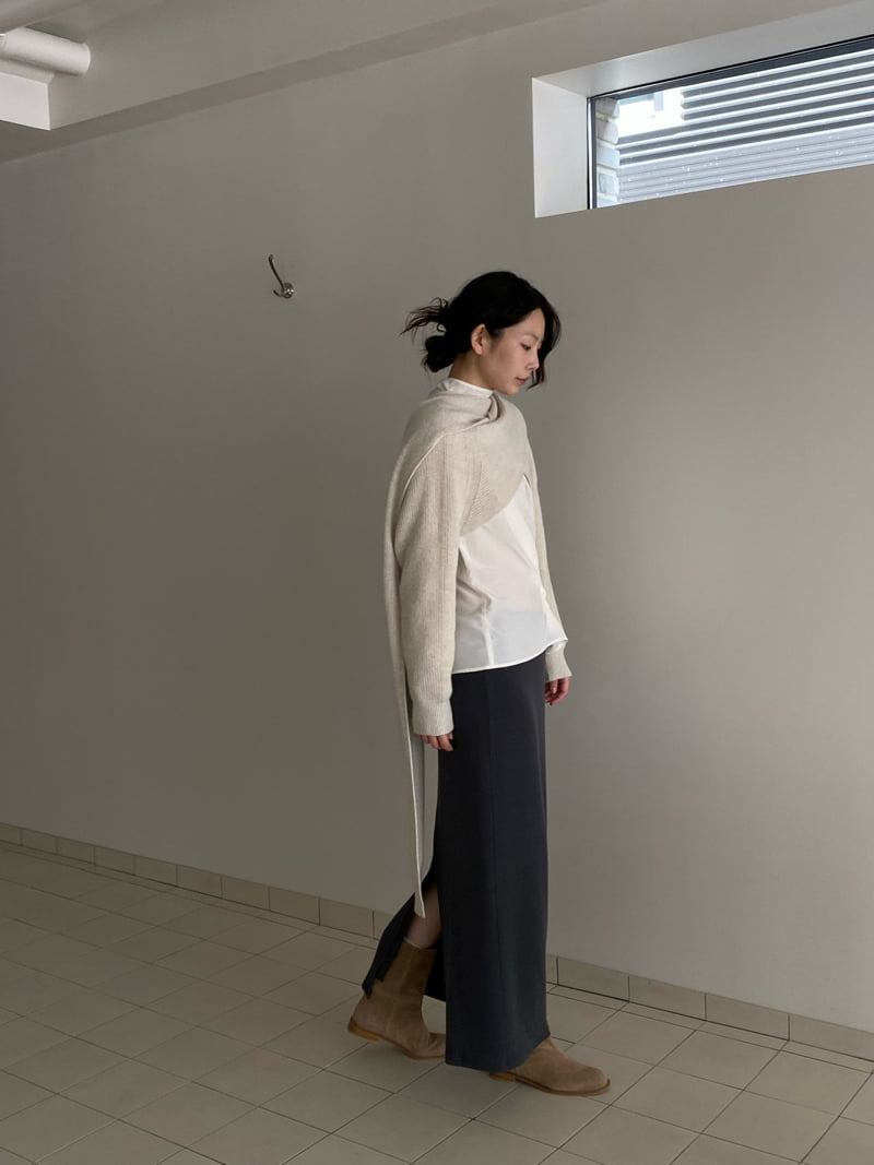 Roomk - Korean Women Fashion - #momslook - Drape Blouse - 9